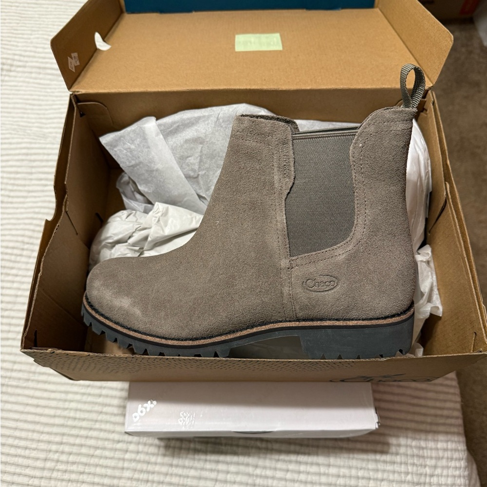 Chaco Women's Brown Suede Chelsea Boots